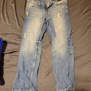 Rerun faded jeans